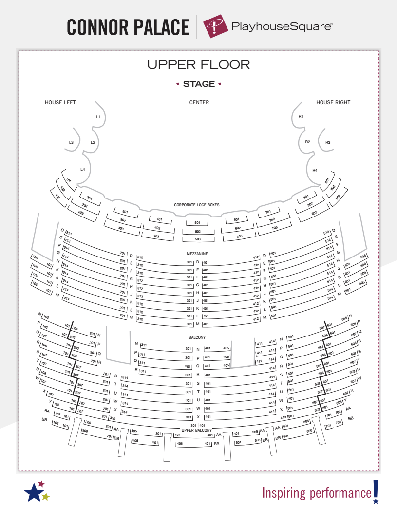 Cleveland Playhouse Square State Theater Seating Chart