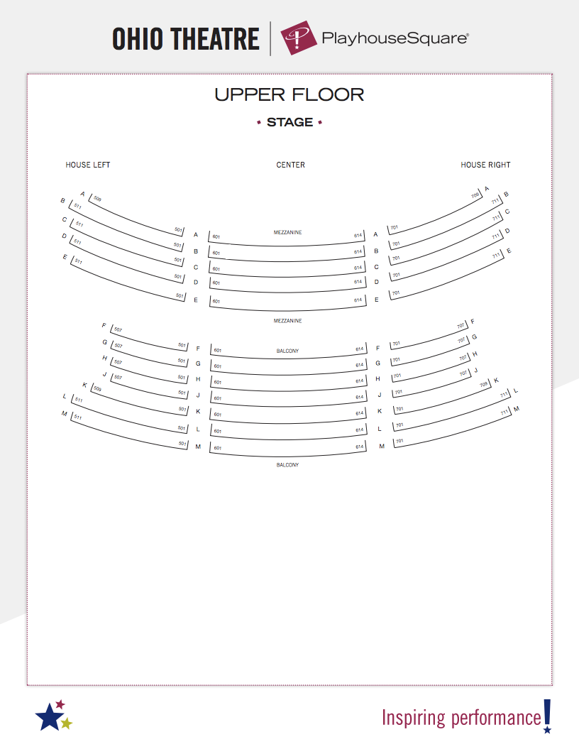 Playhouse Square Seating Chart