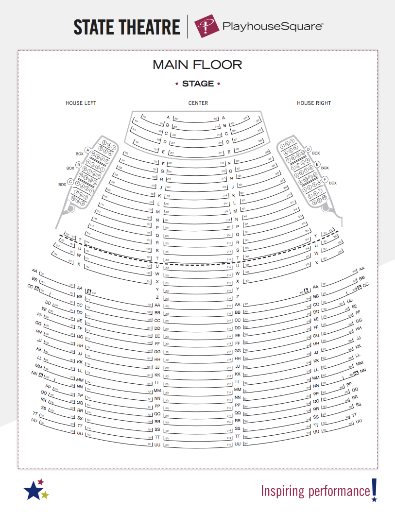 Seating Chart For The Q In Cleveland Ohio