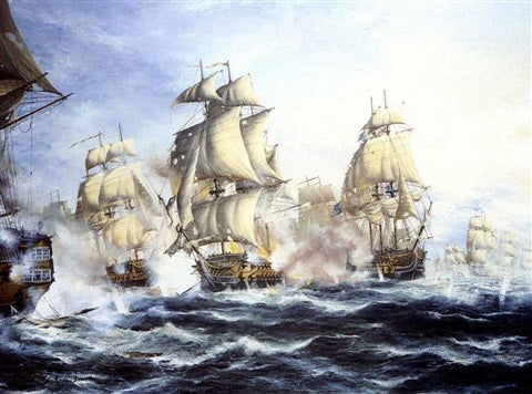 The Battle of Chesapeake Bay September 5, 1781.jpg