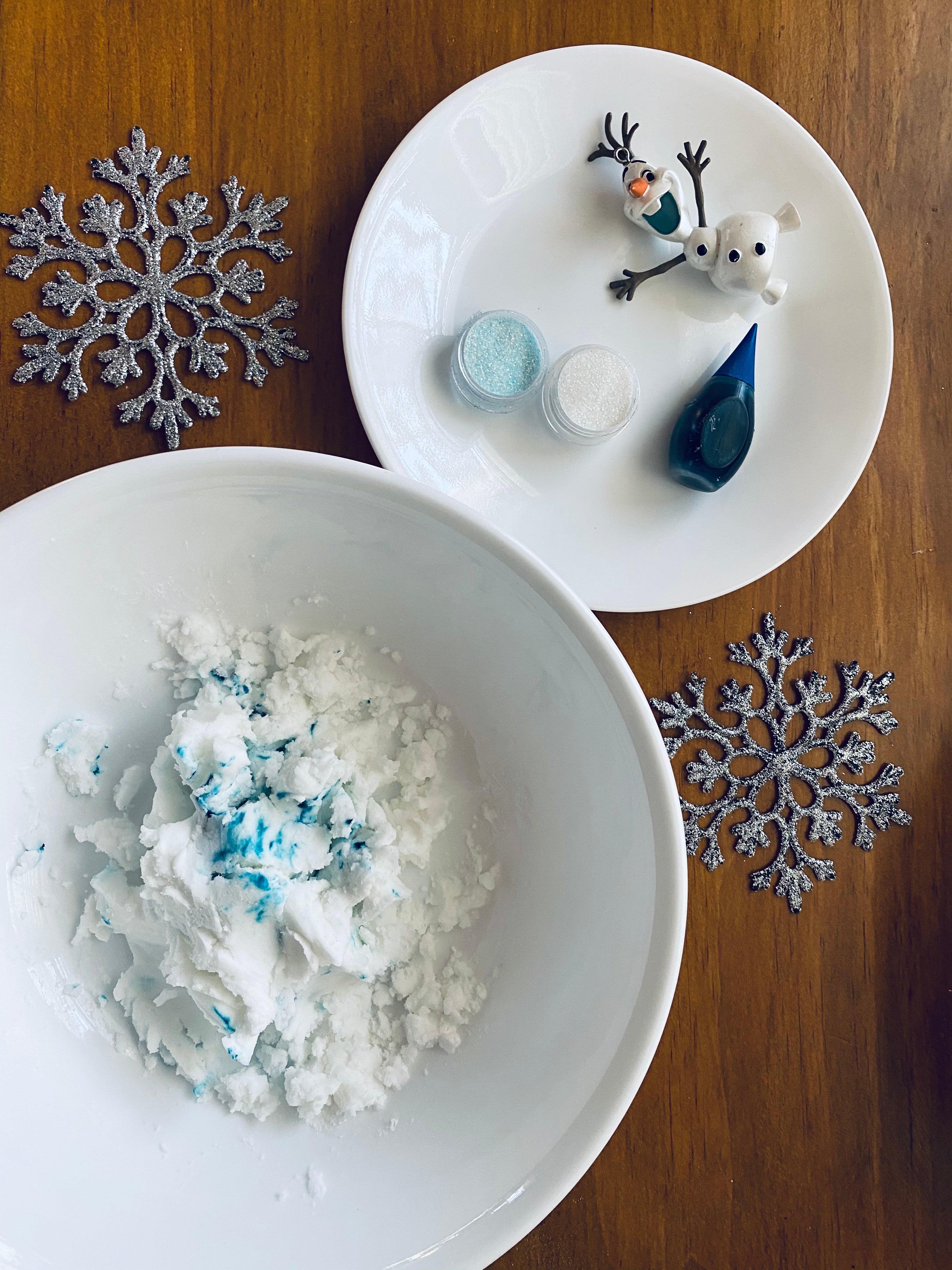 2 Ingredient Snow Dough