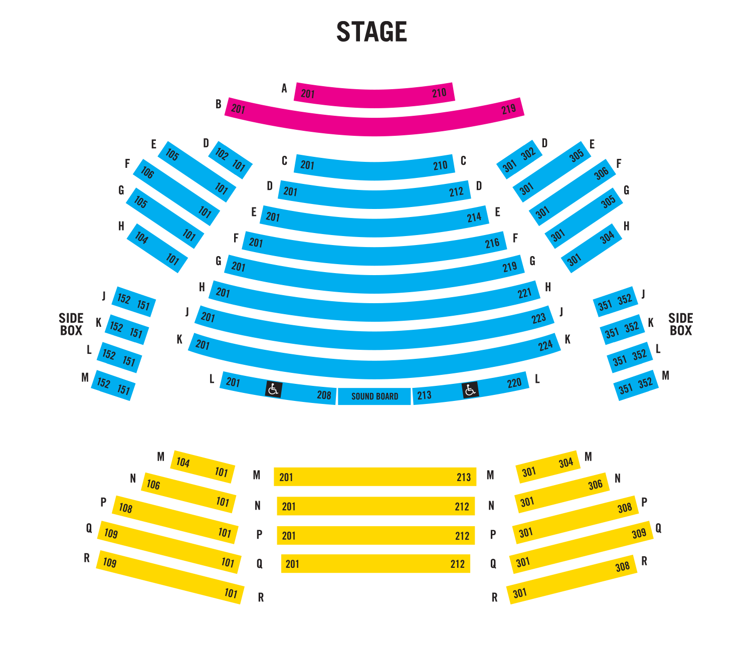Seating Charts  Playhouse Square