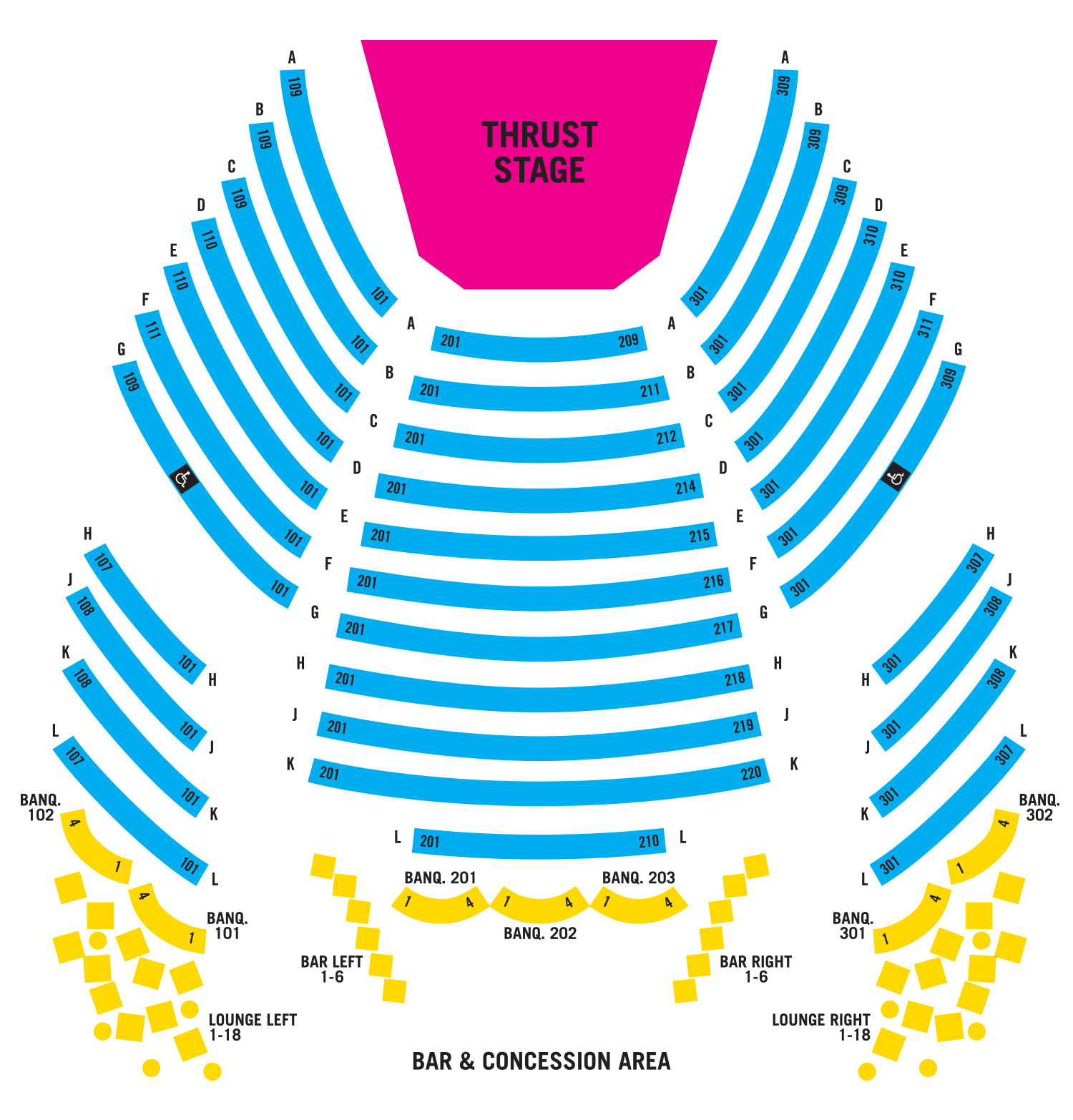 seat plan | seen from the gods
