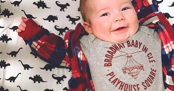 Baby in Playhouse Square shirt