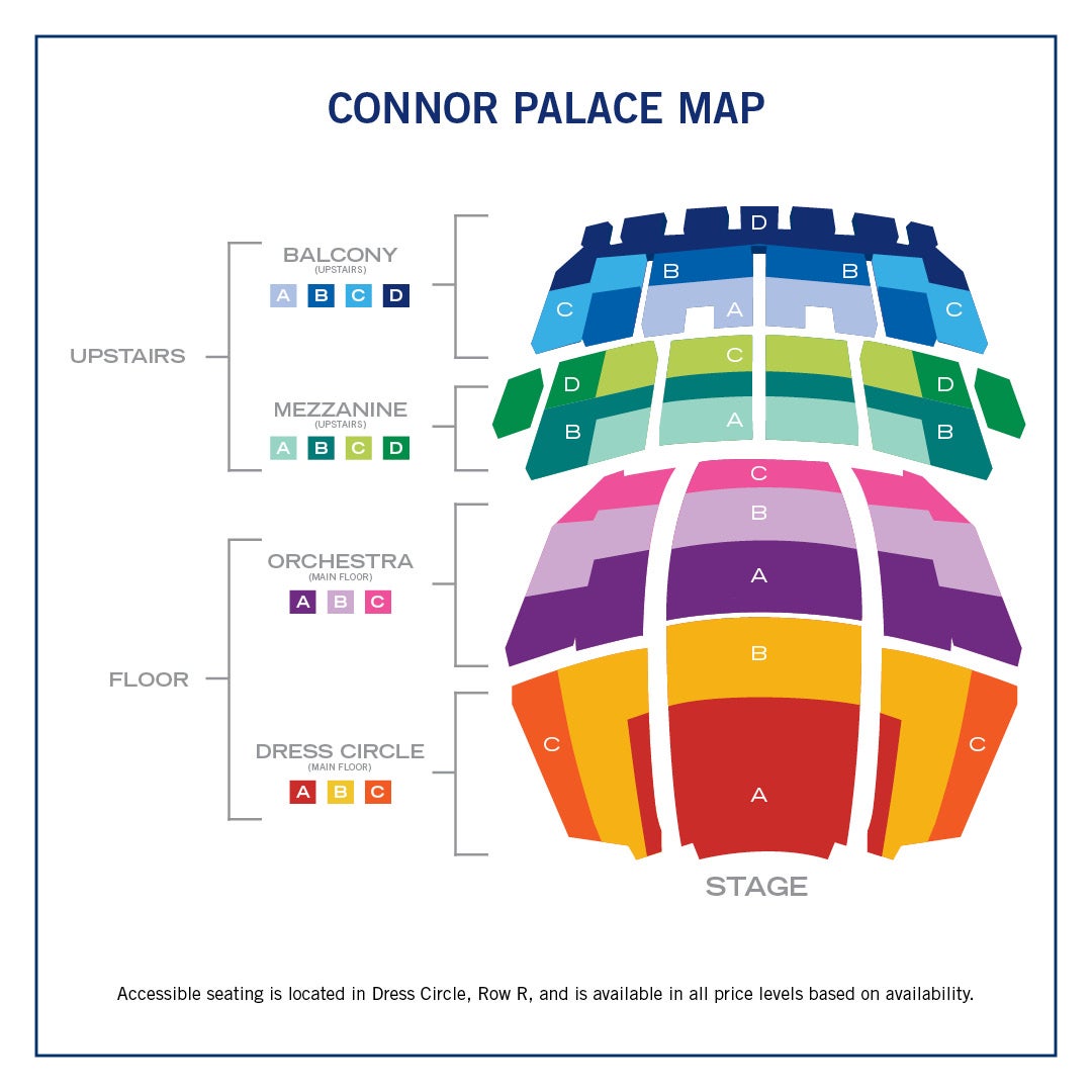 Graph of Connor Palace seating