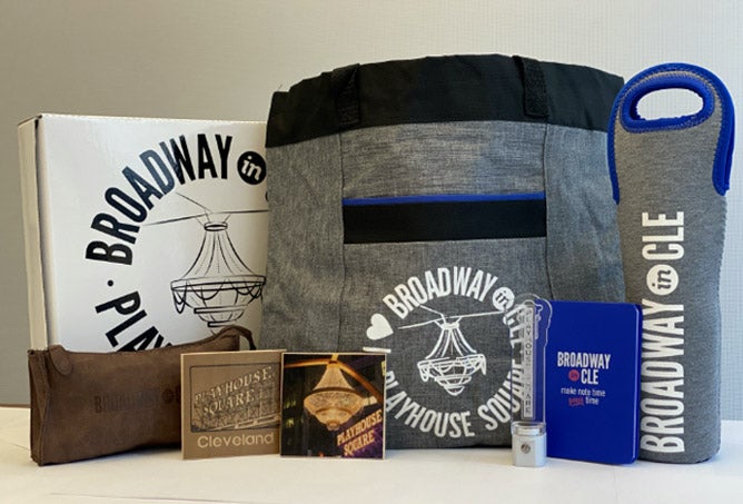 Collection of branded swag
